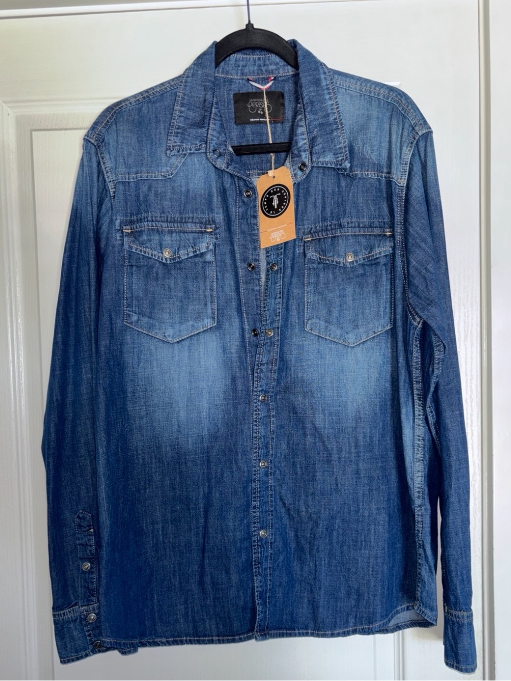 Paris Men’s Denim Button Down - 2 items